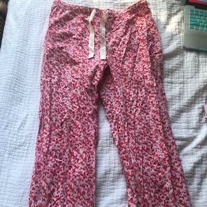 Pajama Floral Print Pants